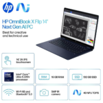 HP OmniBook X Flip 14-FM0013DX Ultra 5, 16GB, 512GB 14-inch Laptop
