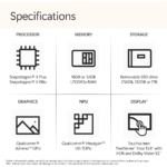 Microsoft Surface Laptop 7 Snapdragon X Plus 16GB 512GB SSD