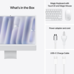 Apple iMac 24-inch All-in-One Desktop M4 Chip, 16GB RAM, 512GB SSD