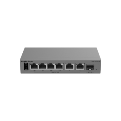 Ruijie RG-ES207GS-P 6-Port Gigabit Smart Cloud-Managed PoE Switch with 1-Port SFP
