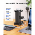 LDNIO SKW6457 6 AC Tower Extension Power Socket