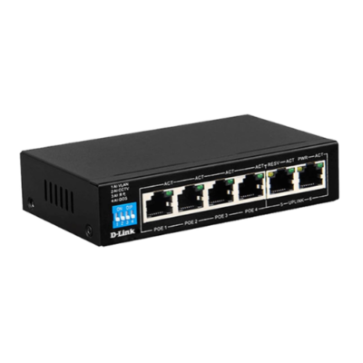 D-Link DGS-F1006P-E 250M 6-Port 1000Mbps PoE Switch