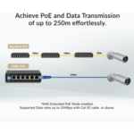 D-Link DGS-F1006P-E 250M 6-Port 1000Mbps PoE Switch