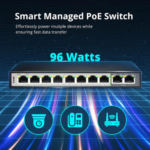 D-Link DES-F1010P-E/B 10-port Long Range PoE Switch