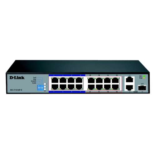 D-Link DES-F1010P-E/B 10-port Long Range PoE Switch D-Link DES-F1010P-E/B 10-port Long Range PoE Switch