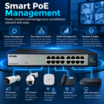 D-Link DES-F1010P-E/B 10-port Long Range PoE Switch