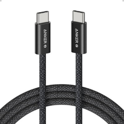 Anker Zolo USB-C to USB-C 6ft, 240W, Braided Cable