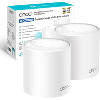 TP-Link Deco X50 AX3000 Whole Home Mesh Wi-Fi 6 System (2-Pack)
