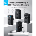 Anker Nano Travel Adapter (5-in-1, 20W,