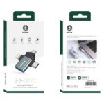Green Lion 3 in 1 OTG Adapter (Lightning / Micro / Type-C)