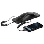 Porodo Classic Retro Type-C Phone Handset with Noise Cancelling and Stand