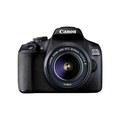 Canon EOS 2000D DSLR with EF-S 18-55mm f/3.5-5.6 III Lens Canon EOS 2000D DSLR with EF-S 18-55mm f/3.5-5.6 III Lens