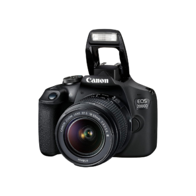 Canon EOS 2000D DSLR with EF-S 18-55mm f/3.5-5.6 III Lens