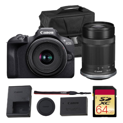 CANON EOS R100 RF-S 18-45MM + 55-210MM (DUAL) KIT
