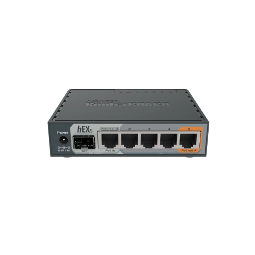 MikroTik RB760iGS hEX S 5x Gigabit Ethernet SFP Dual Core 880MHz CPU Router MikroTik RB760iGS hEX S 5x Gigabit Ethernet SFP Dual Core 880MHz CPU Router